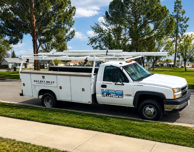 plumbing truck from kps plumbing, plumber in bakersfield, ca