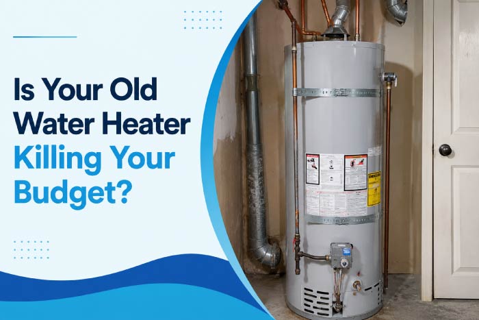 A heavy-duty Rheem water heater professionally installed with secure earthquake strapping and clean copper lines, providing high-performance hot water and peace of mind for your property.